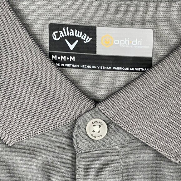 NEW Callaway SIZE M Carnegie Mellon University Qatar Opti-Dry Opti-Shield Polo - Picture 4 of 7